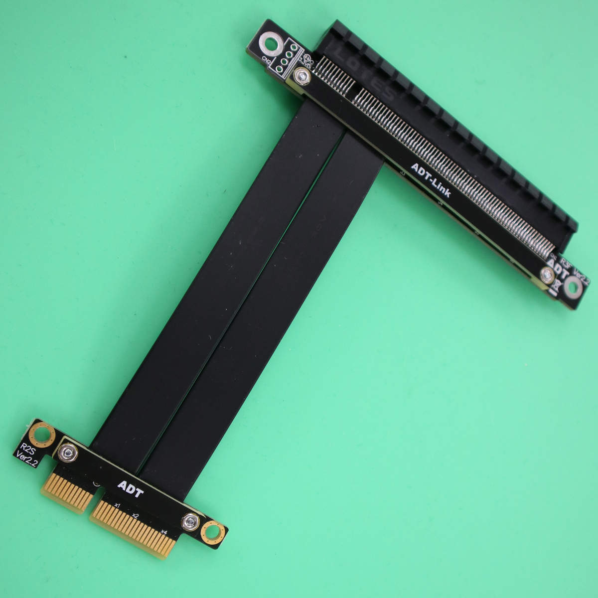 Single Double 90 Degree Right  - Pcie 4.0 X16 Riser Cable 90 Degree recension och pris