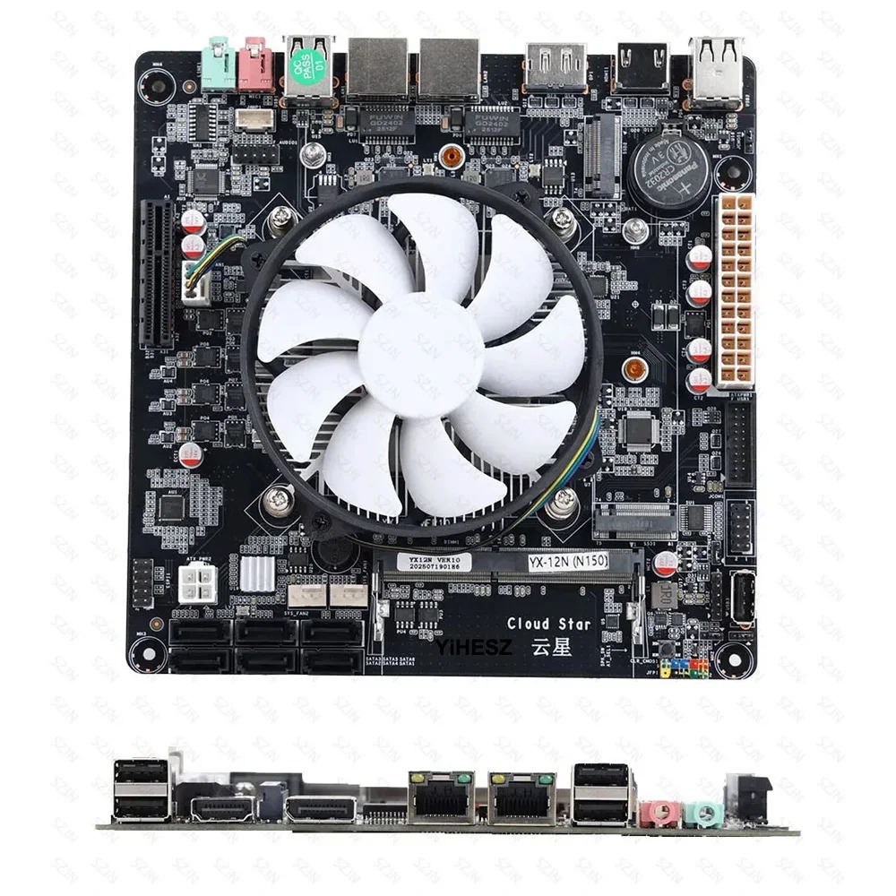 6-Bays N100/N150 NAS Motherboa - Nas Motherboard N100 6 Sata recension och pris