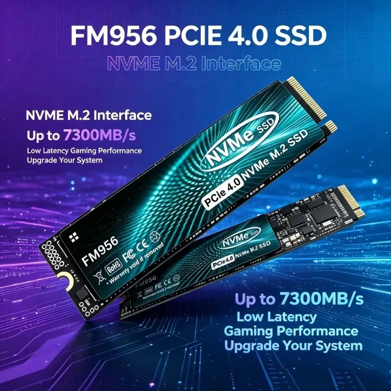 Original FM956 M.2 2280 NVMe S - M.2 Nvme 4Tb Pcie 4.0 Ssd recension och pris