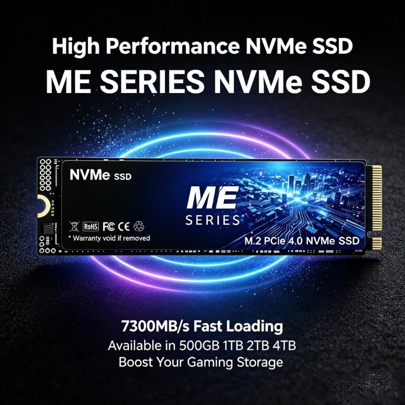 7300MB/s Read ME Series PCIe 4 - M.2 Nvme 4Tb Pcie 4.0 Ssd recension och pris
