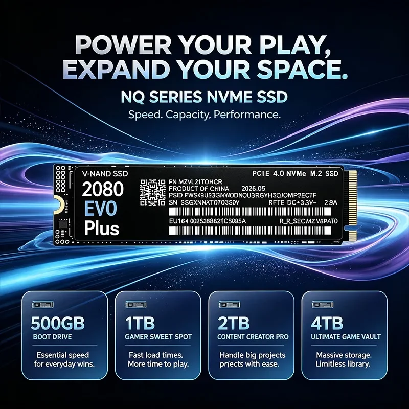 2080 EVO Plus M.2 NVMe 2280 PC - M.2 Nvme 4Tb Pcie 4.0 Ssd recension och pris
